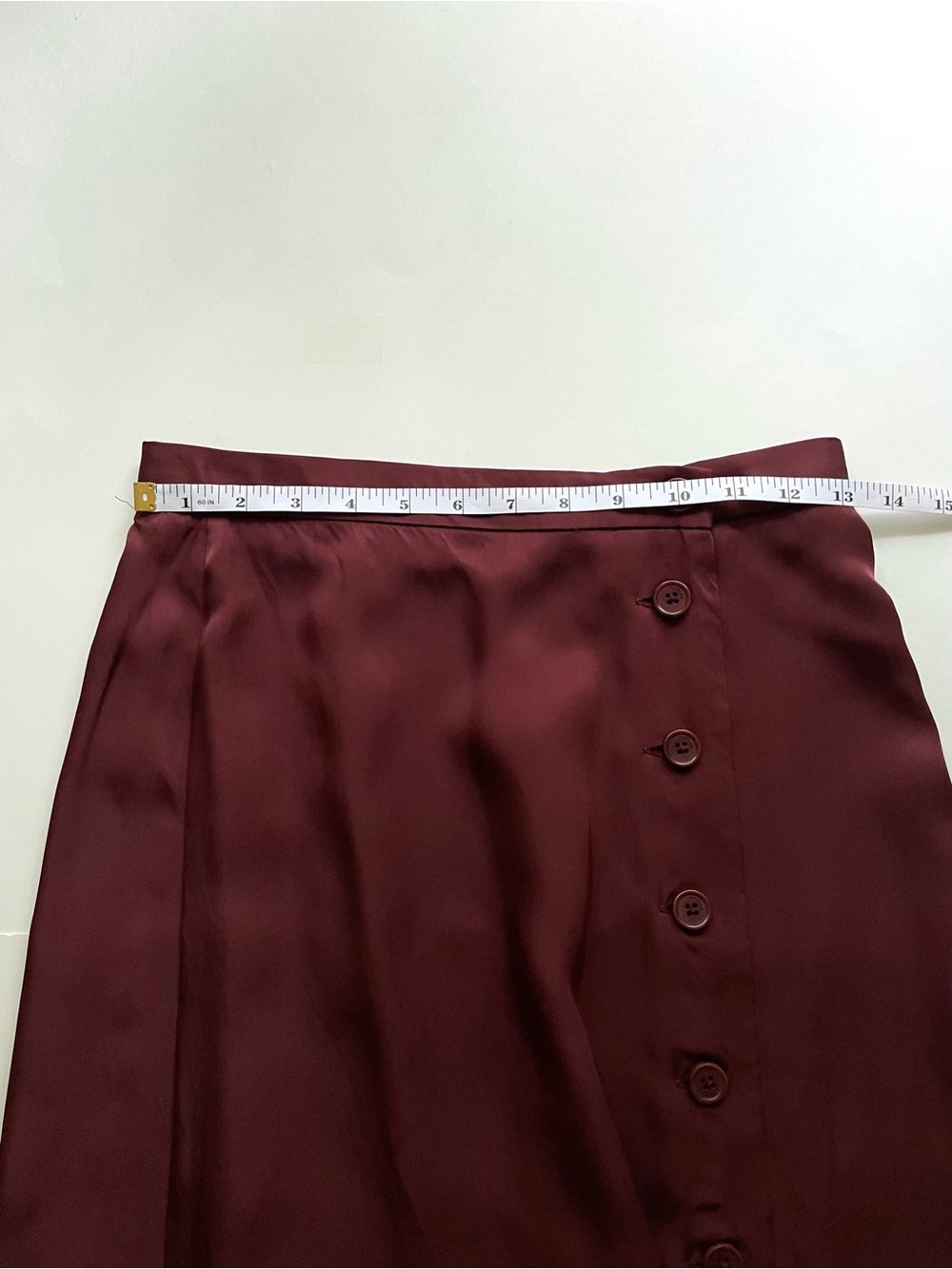 Aritzia Wilfred Fournier Satin Long Midi Skirt in Truffle - Picture 10 of 12